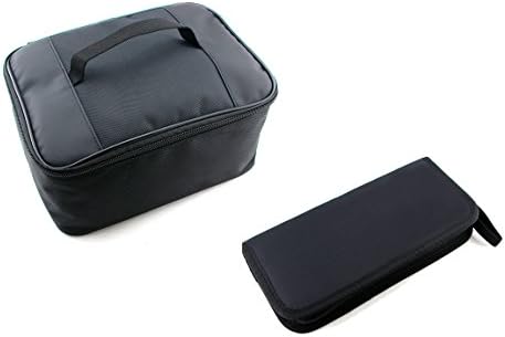 tekbotic Nintendo Switch Hard Carrying Case and Travel Bag Bundle Set | Accessories | Console | Games (Black)