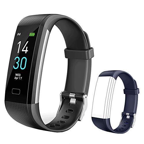 QTOPIA Fitness Tracker with Heart Rate, Fitness Watch Bands Replacement, Bluetooth Smart Watch with QTOPIA Fitness Tracker with Heart Rate, Fitness Watch Bands Replacement, Bluetooth Smart Watch with