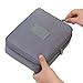 Jiaruo multi-function travel cosmetic bag waterproof Makeup bags (grey)