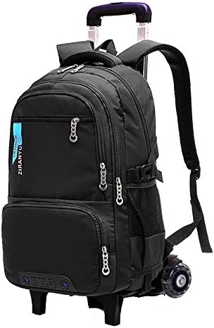 Fanci Waterproof Primary Trolley Rolling School Backpack Book Bag for Boys Middle High Wheeled Backpack Carry On Luggage with Two wheels