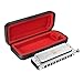 Eastar Chromatic Harmonica Captain Limited Edition Key of C 10 Hole 40 Tone for Professional Players Beginners Adults Students Kids Stainless Steel with Hard Case & Cleaning Cloth
