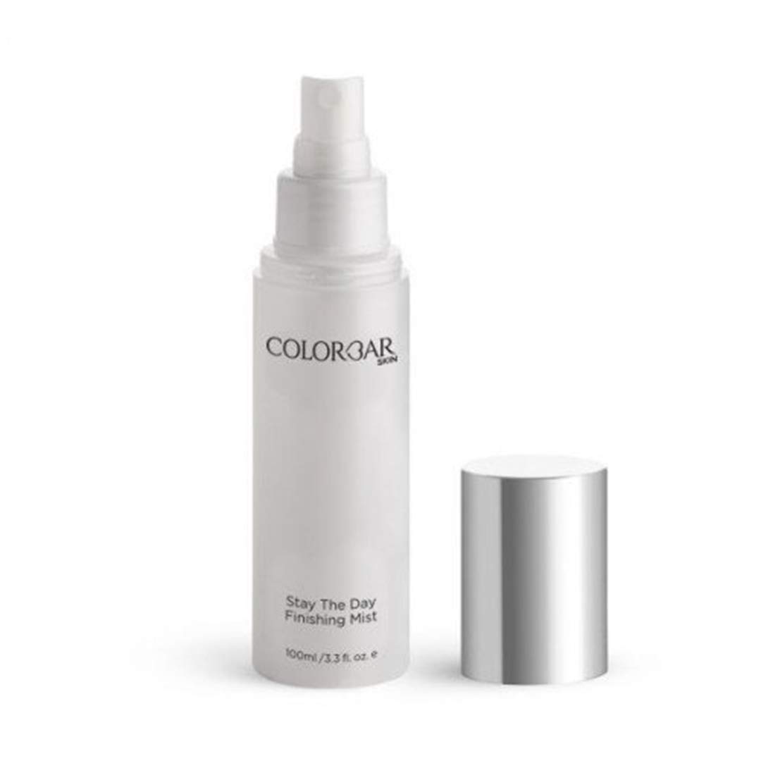 Colorbar Stay The Day Finishing Mist, 100ml, Sets Makeup, With Caffeine & Witch Hazel, Skin-Adhesion Formula
