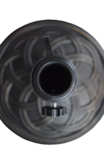 Oakland Living Cast Iron and Concrete Umbrella Stand, Antique Black, 33 lb.