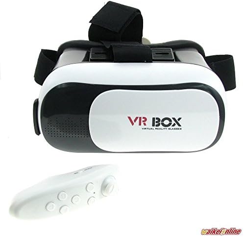 Gogle Cardboard 3D Virtual Reality Video Game VR Glasses + Bluetooth Gamepad