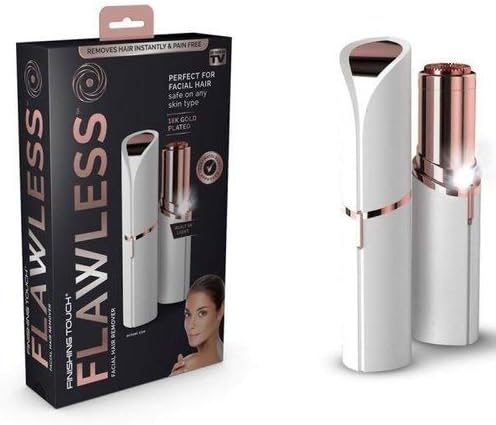 Promptout Women's Epilator Wax Finishing Touch Flawless Hair Remover Razor with Battery