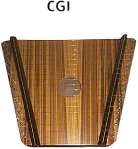 CGI - Arpa de madera de palisandro de 19 cuerdas con bolsa y llave de