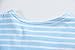 Fiream Girls' Casual Short-Sleeved Striped T-shirt Dress(Blue Red,3T)