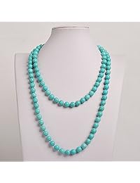 Jane Stone - Collar de 5 filas de acrílico para mujer