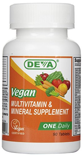 DEVA Vegan Vitamins Multivitamin & Mineral Once Daily Tabs, 90 ct