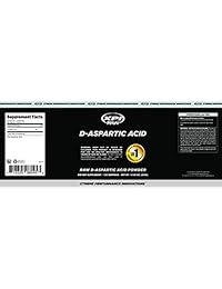 XPI Raw D-Aspartic Acid Powder 300 Grams, 100 Servidores - Soporte de tesosterona, fabricado en...