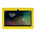 Turpro Kids' Shockproof Silicone Case for Chromo Inc 7 inch, Alldaymall A88X, Dragon Touch Y88X Plus/Y88X, VURU A33, NPOLE 7 Inch Tablet (Yellow)