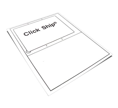 100 Click Ship labels with Tear Off Receipt. Use these if your printing online postage. Trn over the page & print a packing slip. Great value for high quality! Only from Universal Labels!