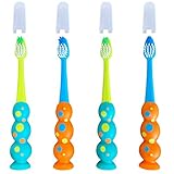 Trueocity Kids Toothbrush 4 Pack - Soft Contoured