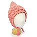 HappyTree Baby Pixie Hat Bonnet Warm Knit Infant Toddler Winter Hat Cotton Lined Beanie Cap, Peach