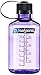 Nalgene Tritan 16-Ounce Narrow Mouth BPA-Free Water Bottle, Purple w/Black Cap