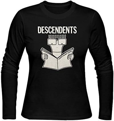 Fashion Descendents Everything Sucks Women Print Long Sleeve Shirt XXL Black