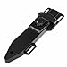 Snake Eye Tactical Dive Knife ll, All Stainless with Line Cutter, Razor Edge and Leg Strap Sheath (Single Edge)
