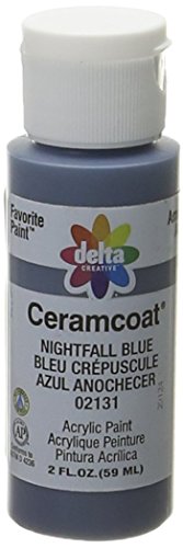 Delta Creative Ceramcoat Acrylic Paint in Assorted Colors (2 oz), 2131, Nightfall Blue