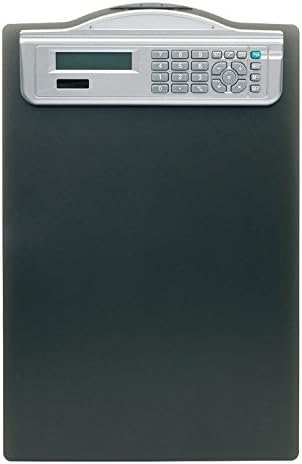 Alco-Albert 5518 Holder Clipboard with Solar Calculator (manf Part Code: Scale, Black