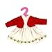 2 Sets Rose Red Clothes Clothing Rompers Outfits for 16-18 Inches American Girl Doll