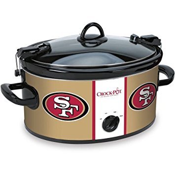 Crock-pot SCCPNFL603-SF San Francisco 49'ers Slow Cookers, White