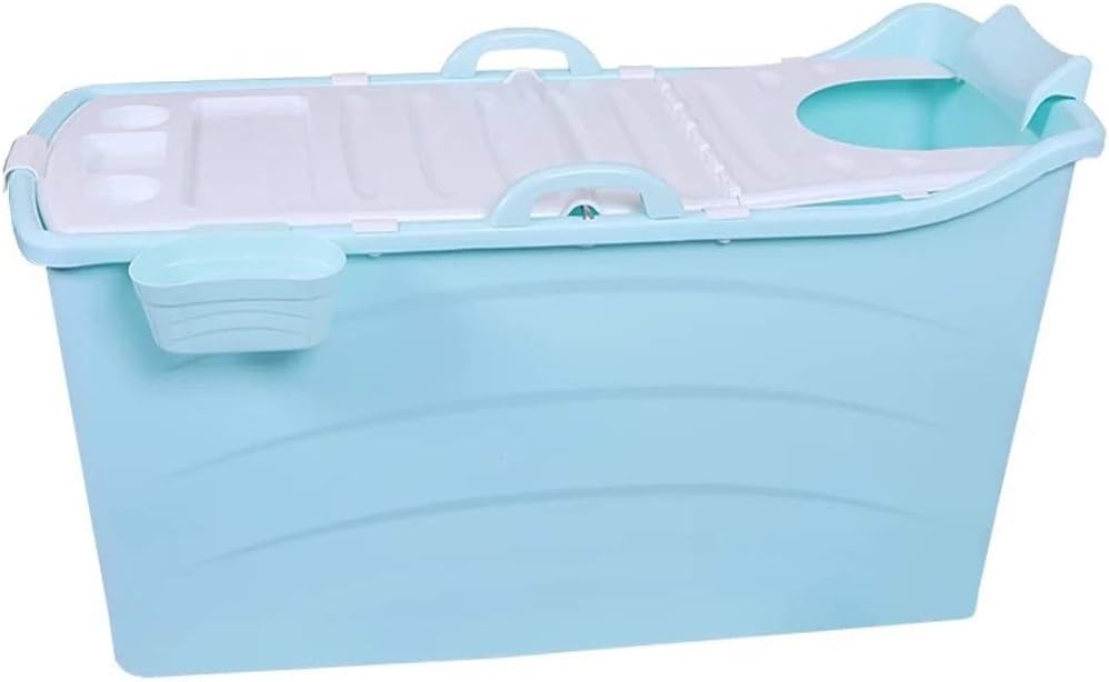 GLY Portable Folding Bathtub Swimming Pool Large Freestanding Bathtub Bath Bucket For Adult SPA,Long Insulation Time With Cover