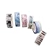 6Pcs Ateman Japanese Washi Tape Set Decorative Masking Tapes for Kids Craft