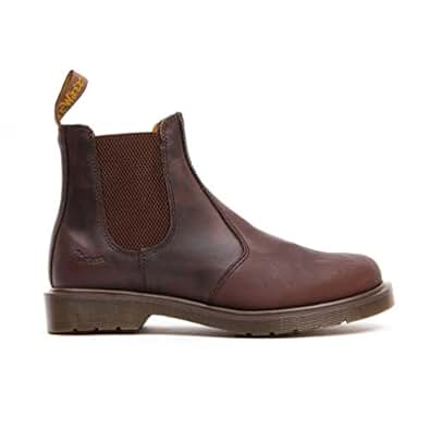 dr martens 2976 crazy horse leather chelsea boots