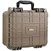 Eylar Tactical Hard Gun Case Water & Shock Proof with Foam 13.37 inch 11.62 inch 6 inch Tan primary