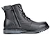 Bruno Marc Men's Apache-01 Black Faux Fur Lined Motocycle Combat Oxford Ankle Boots Size 14 M US
