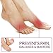 WALKINGLY Set of Metatarsal Pads (2 Count) - Soft Gel Ball of Foot Cushions for Rapid Pain Relief for Women & Men - Mortons Neuroma Callus Metatarsal Foot Bunion Forefoot Cushioning Relief