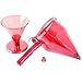 Fat Daddio's Confectionery Funnel, 1-Liter, Translucent Red