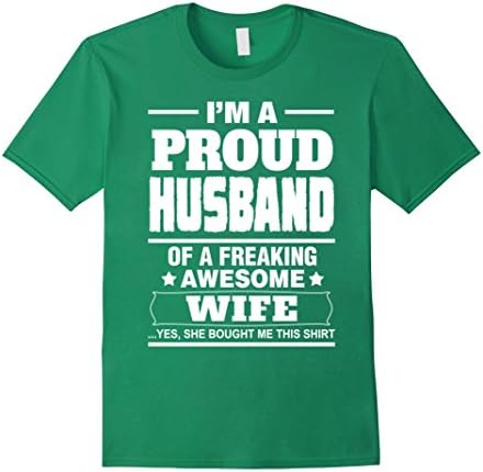 Men's SPECIAL GIFT FOR YOUR HUSBAND! - From the Awesome Wife! Medium Kelly Green
