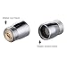Flow Restrictor for Shower Head , MSKEI Shower Flow Reducer/Brass Water Saving Device , Polished Chrome