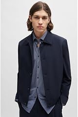 HUGO Men's Kenno Shirt Dark Blue Size 43 view 6