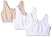 Fruit of the Loom Women's Built-Up Sports Bra, Sand/White-3 Pack, 36