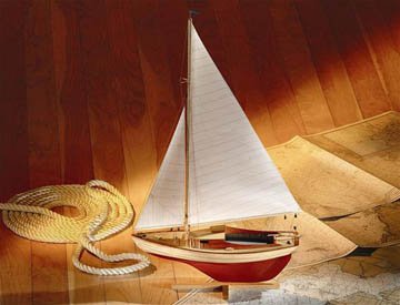 Midwest Products 997 Static Display Apprentice Boat Model Crafts Kit, Advanced, John Alden Sloop