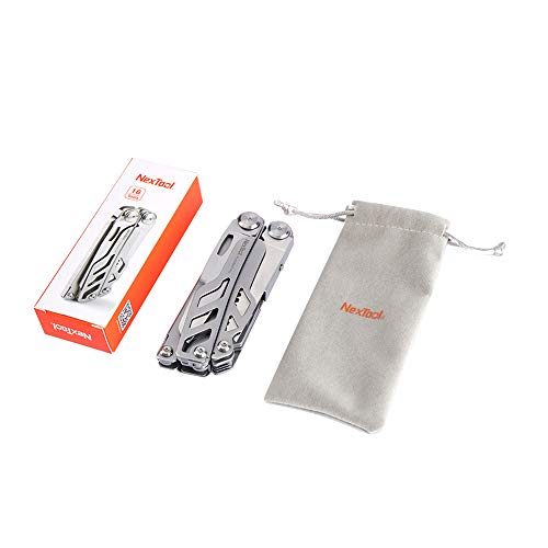 Multitool with Mini Tools,16-in-1 Multi-Purpose Pocket Multi Function Pliers Durable Stainless Steel Multi Tools for Outdoor Survival, Camping, Fishing, Hiking,Hunting Backpacking - Thumbnail 6