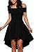 Chase Secret Womens Vintage Off Shoulder Party Cocktail Skater Dress Small Black