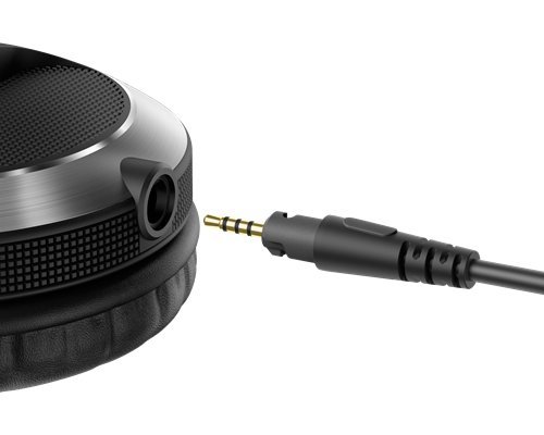 Pioneer HDJ-X7-S Over-Ear DJ Headphones, Silver