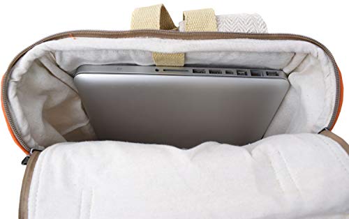 Gheri Hanf Rucksack Baumwolle Gefüttert Einstellbar Gurt Rucksack Beutel A – Bild 6