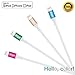Miger 4Pack iPhone Fast Charging Cable, USB A Cable Compatible for iPhone Xs Max,XS, XR,X,8,8Plus,7,7Plus,6S,6S Plus,6 Plus,6,SE,5S,5C,5, and More (Blue+Gold+Green+Red, 4ft)
