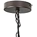 Best Choice Products 4-Light Modern Hanging Pendant Ceiling Latern Chandelier w/Adjustable Chain for Home, Dining Room, Kitchen, Foyer - Bronze