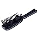 Stanley Commander for Her Hairbrush – Detangling Brush for Wet or Dry Hair – Nylon Bristles Reduce Frizz – Scalp Massager Hair Brush for Thick, Thin, Curly, Straight Hair (Black)