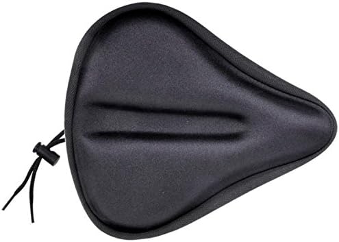 Net-Dyn Gel Bicycle Seat Cushion - Gel Bike Seat and Mountain Bike Saddle Pad for Cycling, Stationary Bikes, Indoor Spinning & Exercise Comfort Cover to Help Prevent Against Tailbone or Back Pain