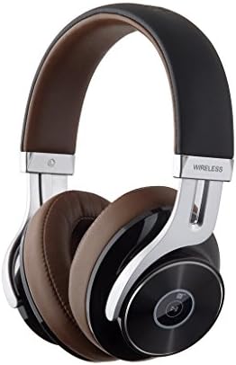 Edifier W855BT Bluetooth Headphones with Microphone, Hi-Fi Deep Bass Wireless Headphones Over Ear, Comfortable Protein Earpads for Travel Work Sports TV Computer Iphone Ipad - Brown