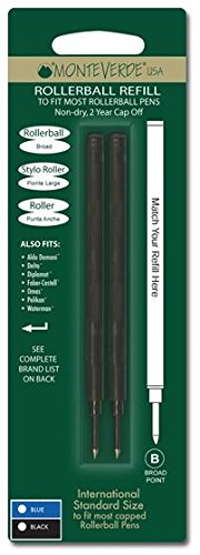 Monteverde Ceramic Rollerball Refill - Black