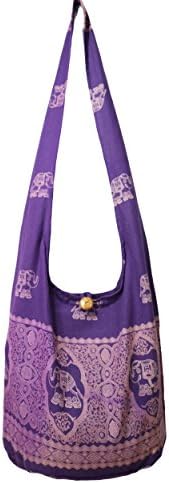 Hippie Boho New Elephant Crossbody Bohemian Gypsy Sling Shoulder Large Size