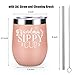 Grandma's Sippy Cup - Best Grandma Gifts for Mother's Day, Birthday for New Grandma, Grandma To Be, Grandmothers, Gigi, Nana, Mimi, Granny from Granddaughter, Grandson - LEADO Insulated Wine Tumbler