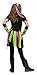 Neon Zombie Girl Kids Costume